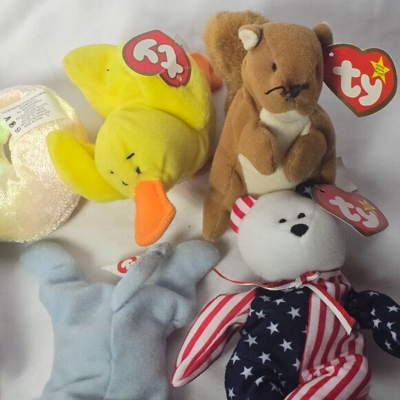 TY Beanie Babies - Huge Lot of 7 Rare Retired McDonalds 1990’s Orig Most W/Tags - Picture 6 of 7